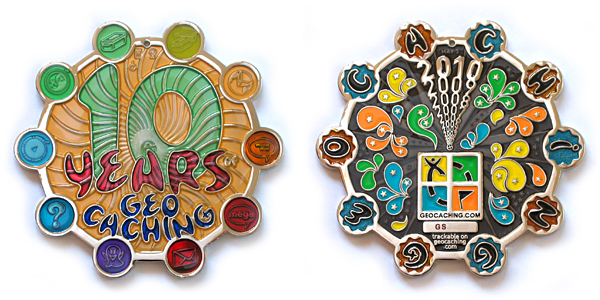 10 years of geocaching le